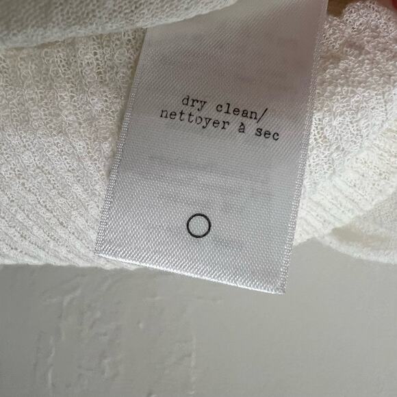 Rag & Bone Noreen Ivory White Sugar Woven Knit Layered Tank Dress Size Large - Picture 6 of 8